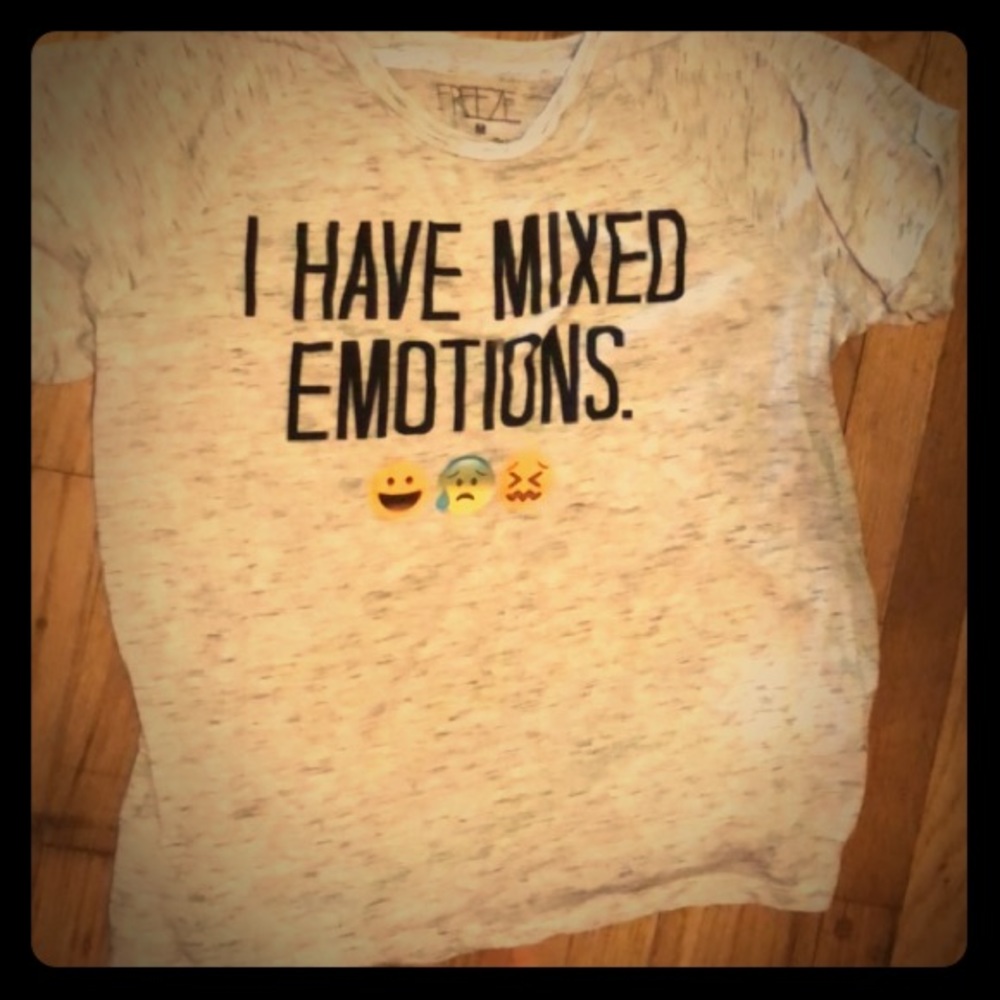 “I Have Mixed Emotions” Emoji T Shirt